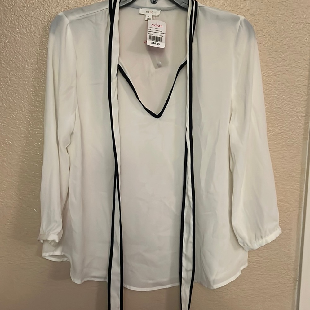 White dress top